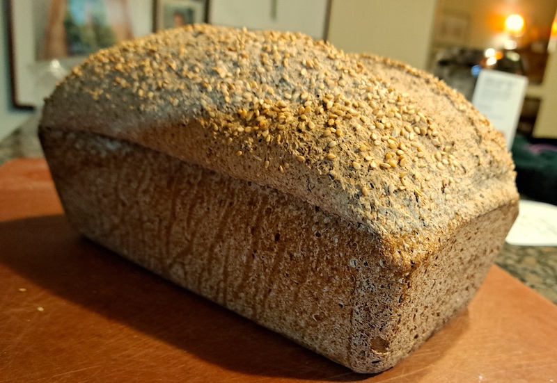 A fresh loaf of bread